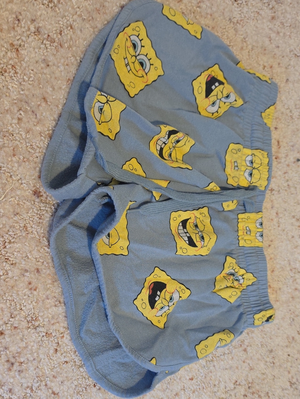 Nickelodeon SpongeBob Blue and Yellow Kids Shorts